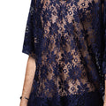 Lace OYA Top Blue